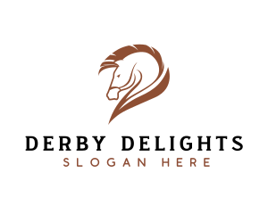 Derby - Horse Animal Equestrian logo design