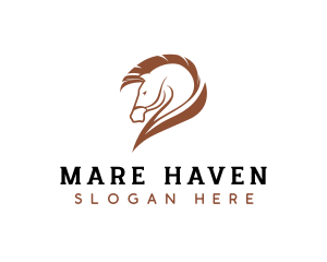 Mare - Horse Animal Equestrian logo design