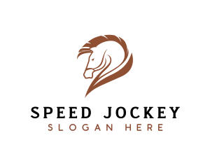 Jockey - Horse Animal Equestrian logo design