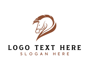 Jockey - Horse Animal Equestrian logo design