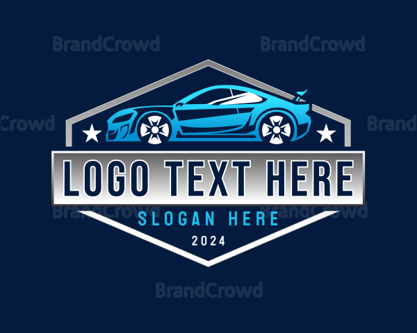 Driving Automotive Garage Logo