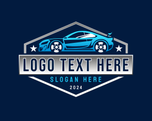Engine - Driving Automotive Garage logo design