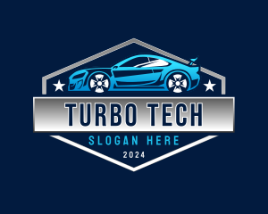 Turbo - Driving Automotive Garage logo design