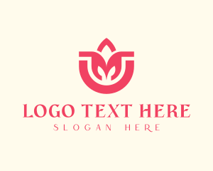 Botany - Beauty Flower Symbol logo design