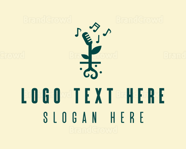 Music Root Sprout Logo