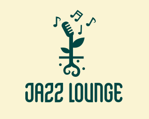 Jazz - Music Garden Sprout logo design