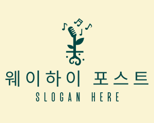 Music Garden Sprout logo design