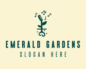 Music Garden Sprout logo design