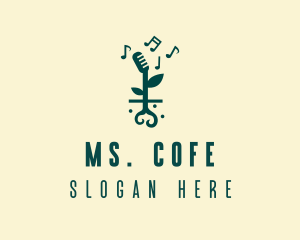 Music Garden Sprout logo design