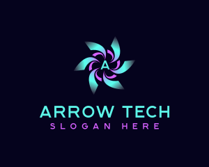 Digital Technology AI logo design