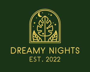 Night Nature Garden Landscaping logo design