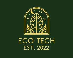 Ecosystem - Night Nature Garden Landscaping logo design