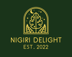 Night Nature Garden Landscaping logo design