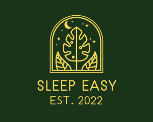 Night Nature Garden Landscaping logo design