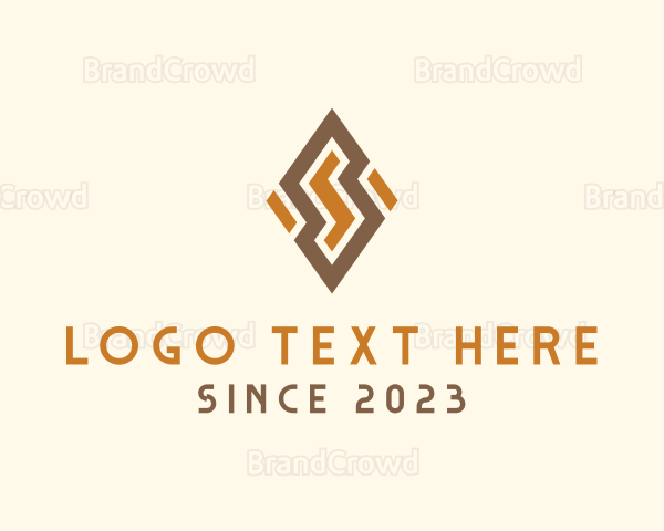 Modern Tribal Letter S Logo