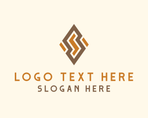 Modern Tribal Letter S Logo