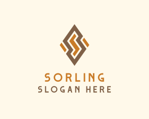 Modern Tribal Letter S logo design