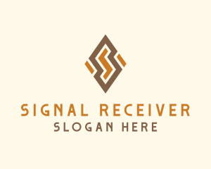 Modern Tribal Letter S logo design