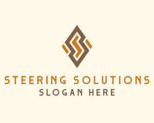 Modern Tribal Letter S logo design