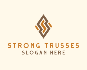 Modern Tribal Letter S logo design