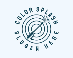 Power Wash Hose Clean logo design