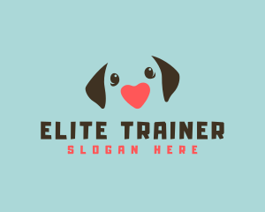 Trainer - Heart Dog Trainer logo design