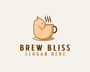 Bird Coffee Barista logo design