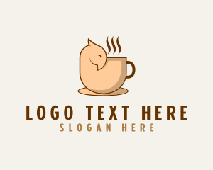 Hand Brew - Bird Coffee Barista logo design