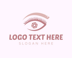 Girl - Beauty Eye Cosmetology logo design