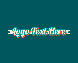 Retro Fancy Brand Logo