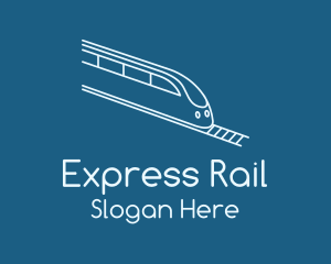 Railway Train Railtrack logo design