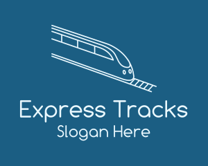 Railway Train Railtrack logo design