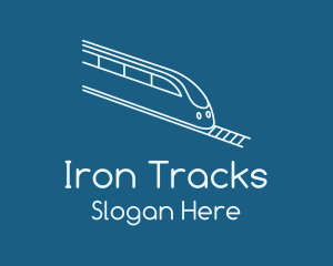 Railway Train Railtrack logo design