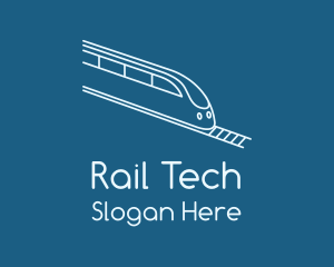 Railway Train Railtrack logo design