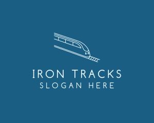 Railway Train Railtrack logo design