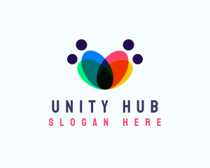 Community - People Community Support logo design