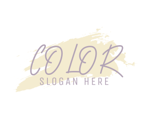 Coordinator - Pastel Watercolor Cursive Wordmark logo design