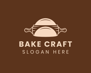 Culinary Baking Rolling Pin logo design