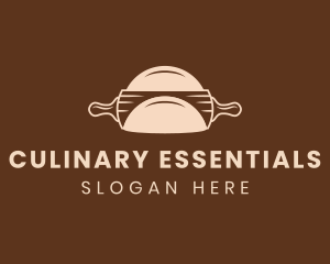 Culinary Baking Rolling Pin logo design