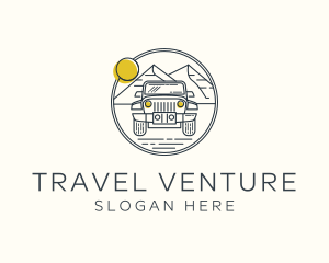 Trip - Jeep Travel Trip logo design