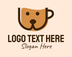 Espresso - Dog Cafe Coffee Cup logo design