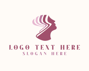 Woman Mental Wellness Mind Logo