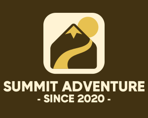 Climbing - Mountain Climbing Application logo design