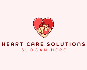 Kid Puppy Heart logo design