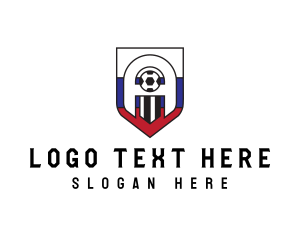 Crest - Soccer Ball Letter A logo design