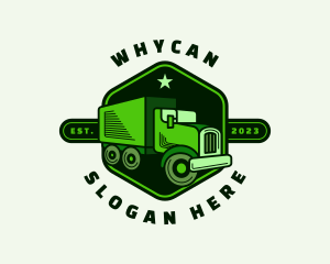 Freight - Automotive Truck Delivery logo design