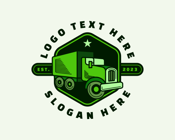 Transportation - Automotive Truck Delivery logo design