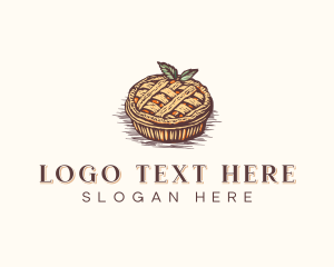 Raisin - Sweet Pie Dessert logo design