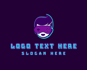 Twitch - Gaming Boy Console logo design