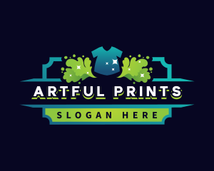 Shirt Paint Print logo design